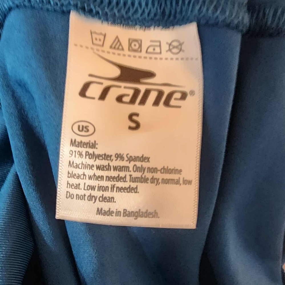 Crane Sleeveless Top Small Tank Lightweight Athletic Workout Casual C490Z - Picture 3 of 3